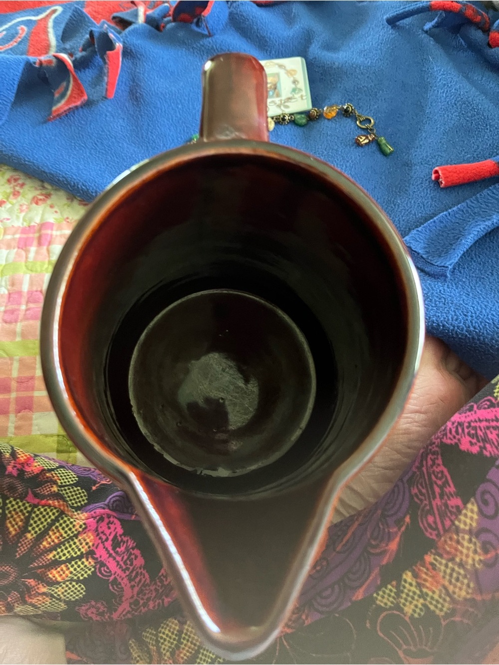 Marcrest Stoneware Pitcher - Picture 5 of 6